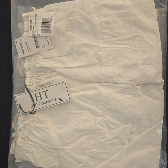 HT360 Collection White Cotton Ruffle 2-Piece Set – Camisole & Tiered Mini Skirt - Picture 8 of 17